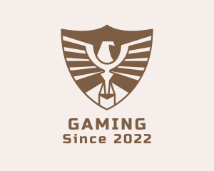 Shield - Bronze Eagle Crest logo design