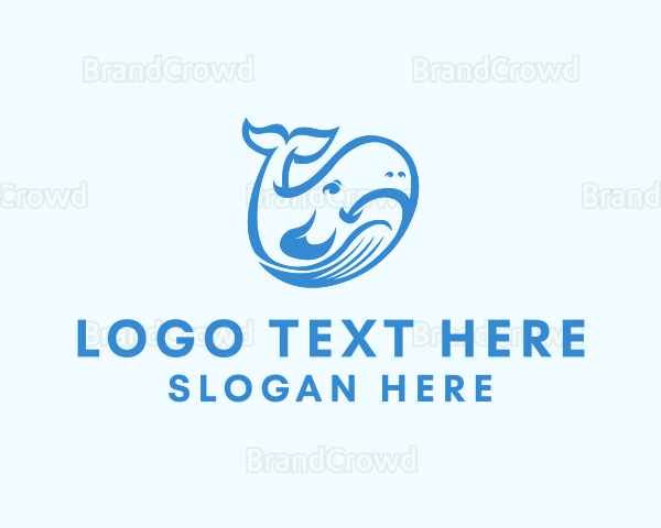 Whale Shark Animal Logo
