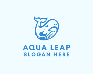 Whale Shark Animal  logo design