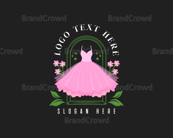 Prom Floral Dress Logo