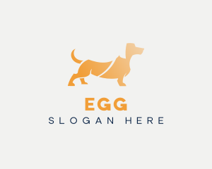 Cute Dachshund Dog Logo