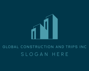 Broker - Building Real Estate Construction logo design