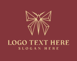 Fashion - Premium Geometric Butterfly logo design