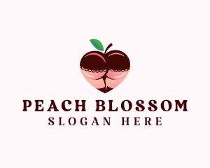 Sexy Peach Lingerie logo design