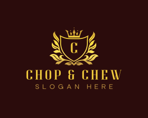 Crown Shield Crest Logo