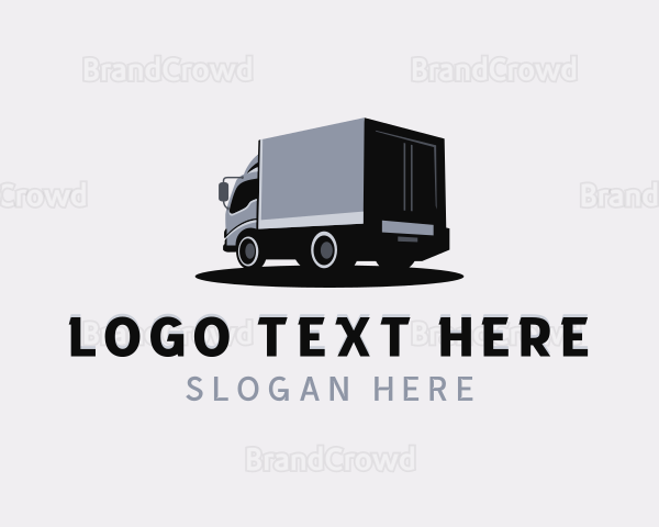 Box Truck Delivery Logo