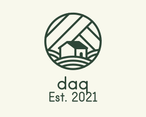 Barn - Green Farm House logo design