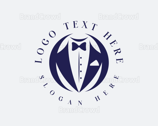 Professional Suit Tie Logo