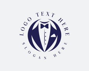 Blue Tie - Professional Suit Tie logo design