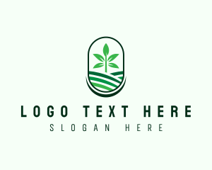 Sustainable - Plant Tree Farm logo design
