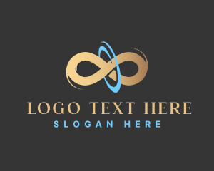 Media - Infinite Loop Swoosh logo design