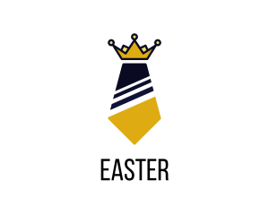 Executive Business Tie Crown Logo