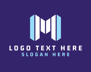 Letter M - Generic Business Block logo design