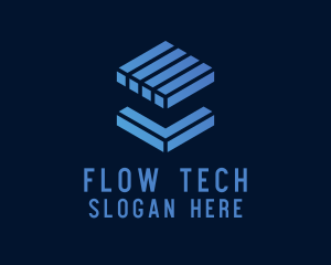 Tech Cube Block  logo design