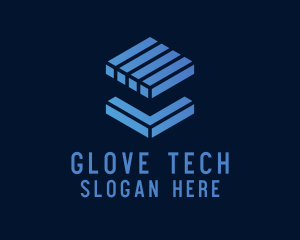 Tech Cube Block  logo design