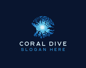 Snorkeling - Reef Sea Ocean logo design