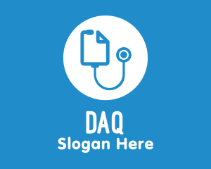 Medical Consultation Stethoscope Logo