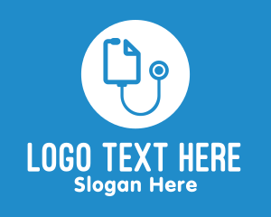 Medical Consultation Stethoscope Logo