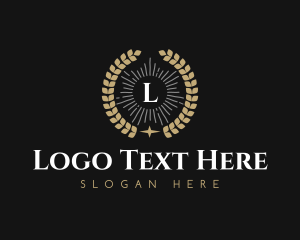 Wreath - Laurel Wreath Hotel logo design