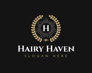 Laurel Wreath Hotel logo design