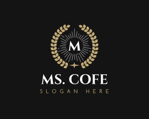 Laurel Wreath Hotel logo design