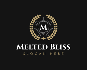 Laurel Wreath Hotel logo design