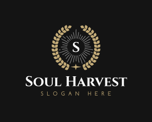 Laurel Wreath Hotel logo design