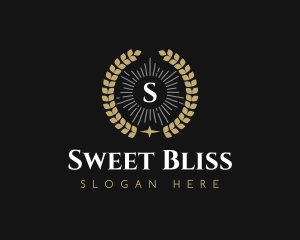 Laurel Wreath Hotel logo design