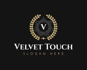 Laurel Wreath Hotel logo design