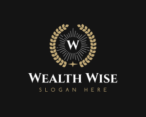 Laurel Wreath Hotel logo design