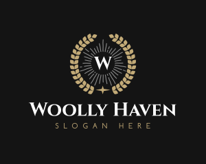 Laurel Wreath Hotel logo design