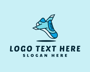 Shoe Store - Aircraft Wings Sneaker logo design