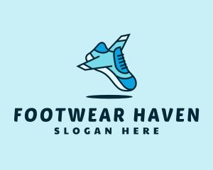 Aircraft Wings Sneaker logo design