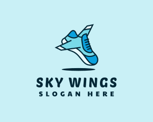 Aircraft - Aircraft Wings Sneaker logo design