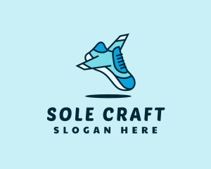 Aircraft Wings Sneaker logo design