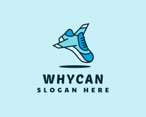 Rubber Shoes - Aircraft Wings Sneaker logo design