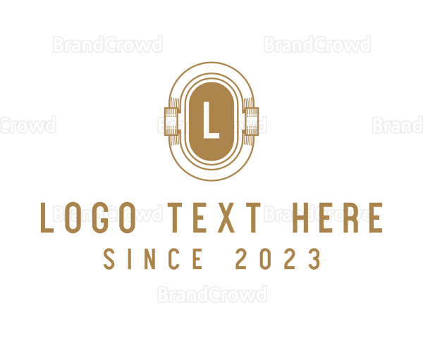 Retro Ribbon Badge Logo
