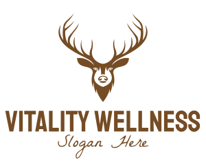 Brown Elk Head logo design