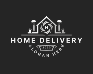 Hammer Tool House logo design