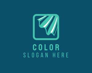 Specialty Store - Square Curtain Wave logo design
