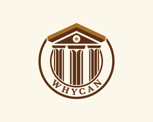 Lawyer - Lawyer Legal Courthouse logo design