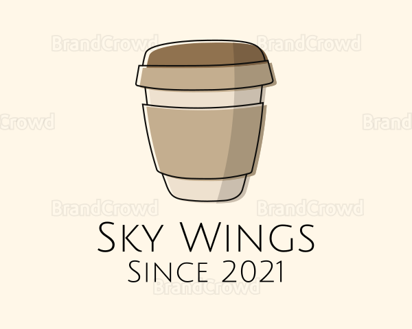 Minimalist Coffee Cup Logo