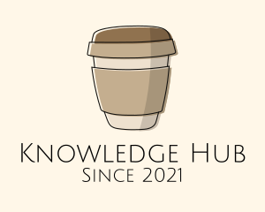 Latte - Minimalist Coffee Cup logo design