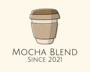 Mocha - Minimalist Coffee Cup logo design