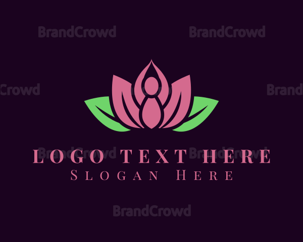 Lotus Petal Meditation Logo