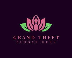 Lotus Petal Meditation Logo