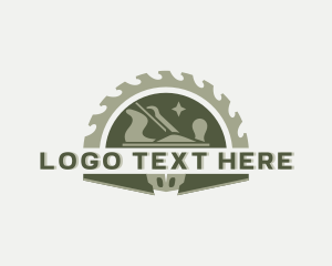 Hand Planer Carpentry Logo