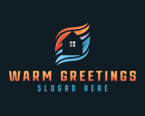 Cold Warm Ventilation logo design