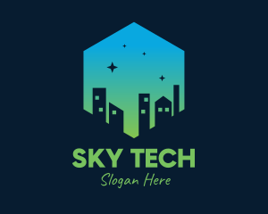 Night City Sky  logo design