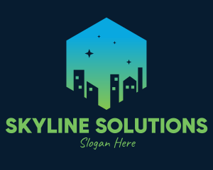 Sky - Night City Sky logo design